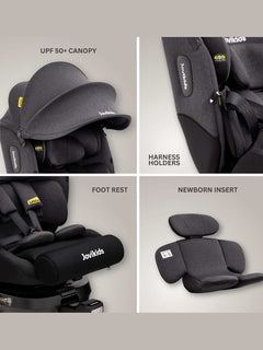 JoviKids Ranger 2 i-Size Car Seat with Leg Extension Cushion - Twilight Jovikids Mama's Joy