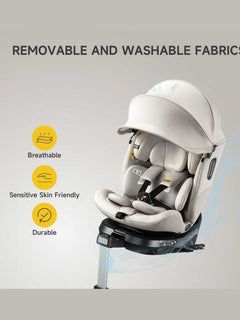 JoviKids Ranger 2 i-Size Car Seat with Leg Extension Cushion - Milkstone Jovikids Mama's Joy