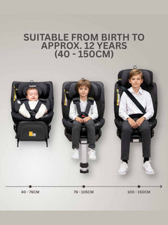 JoviKids Ranger 2 i-Size Car Seat with Leg Extension Cushion - Twilight Jovikids Mama's Joy