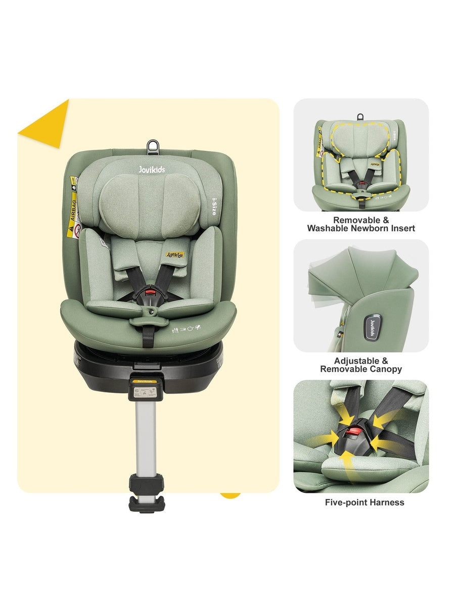 JoviKids Ranger Spin 360 Car Seat - Green Jovikids Mama's Joy