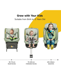 JoviKids Ranger Spin 360 Car Seat - Green Jovikids Mama's Joy