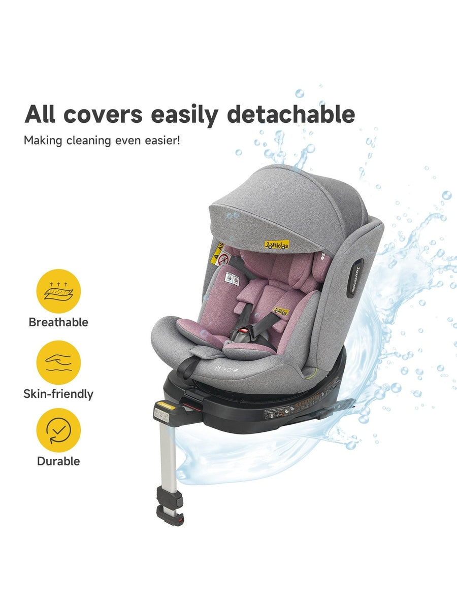 JoviKids Ranger Spin 360 Car Seat - Pink Jovikids Mama's Joy