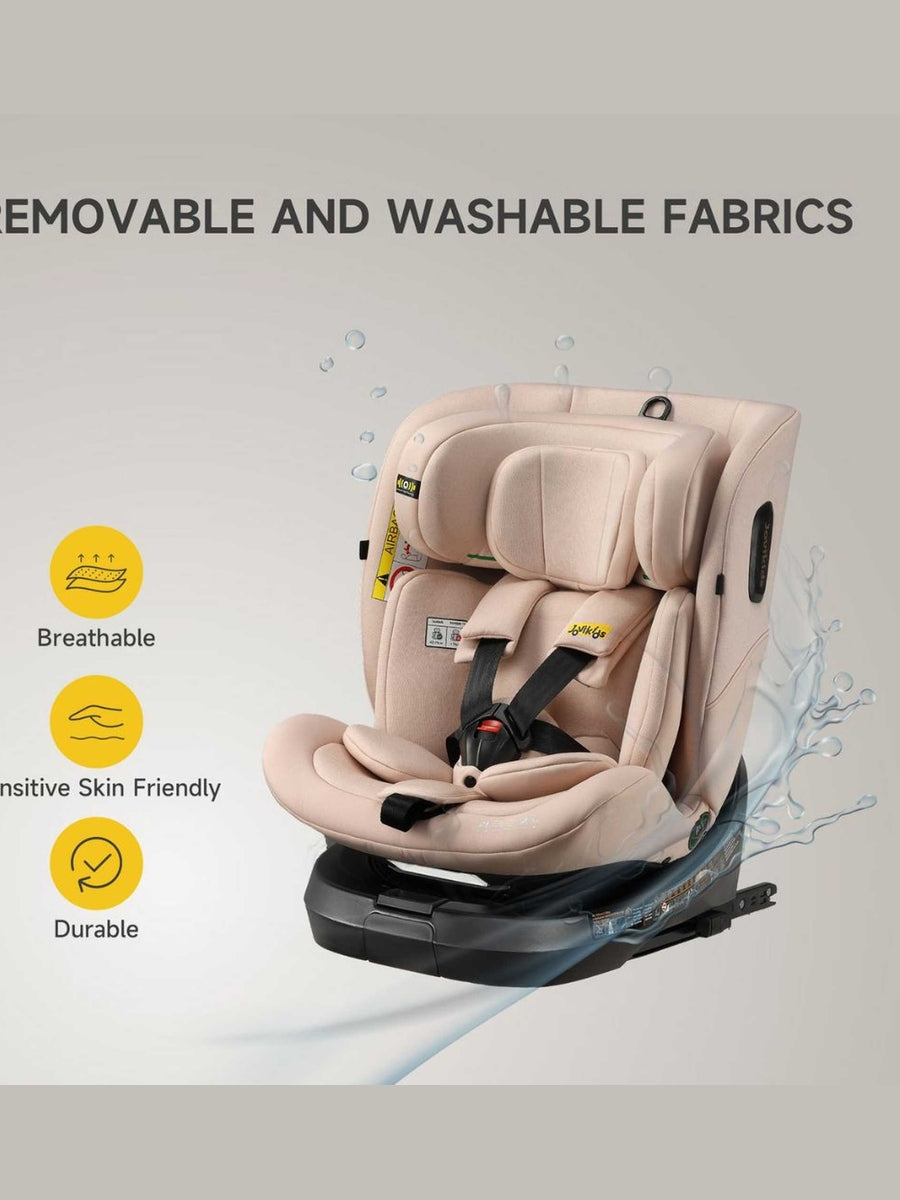 JoviKids Ranger TT 360 Spin ISOFIX Car Seat R129 i-Size Birth to 12 Years Rosewood Jovikids Mama's Joy