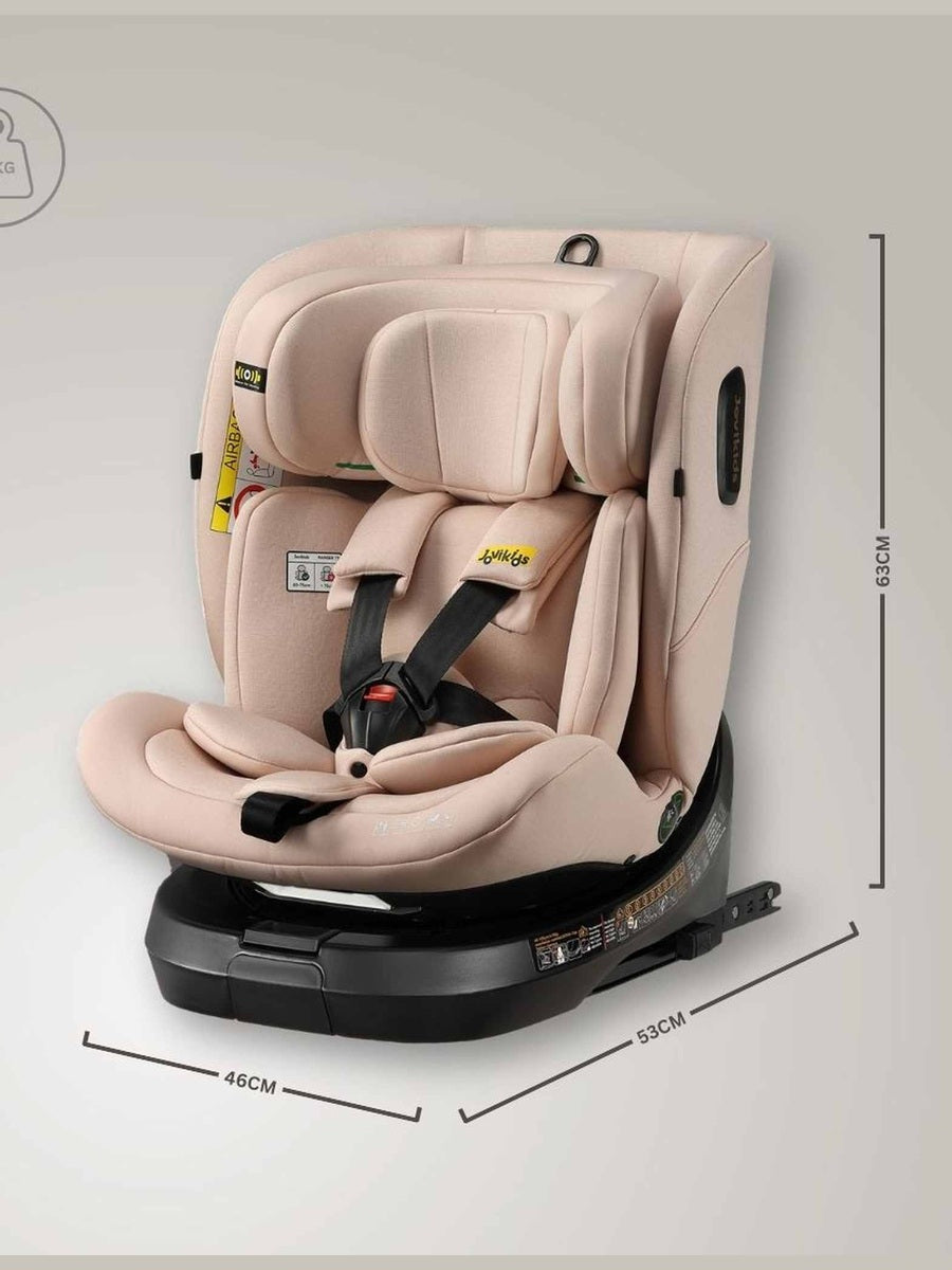 JoviKids Ranger TT 360 Spin ISOFIX Car Seat R129 i-Size Birth to 12 Years Rosewood Jovikids Mama's Joy