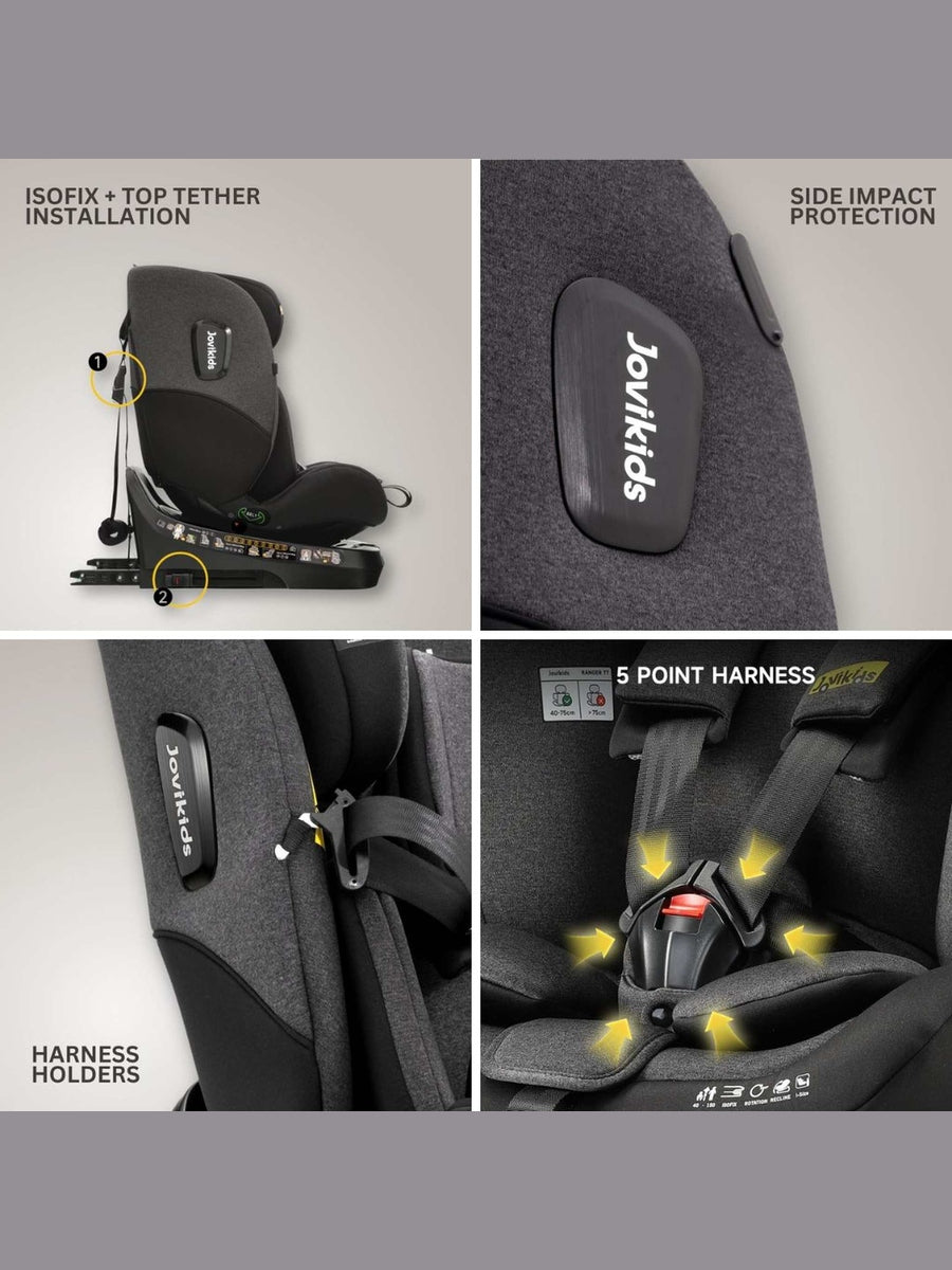 JoviKids Ranger TT 360 Spin ISOFIX Car Seat Twilight – Mama