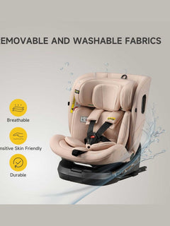 JoviKids Ranger TT 360 Spin ISOFIX Car Seat R129 i-Size Birth to 12 Years Rosewood Jovikids Mama's Joy