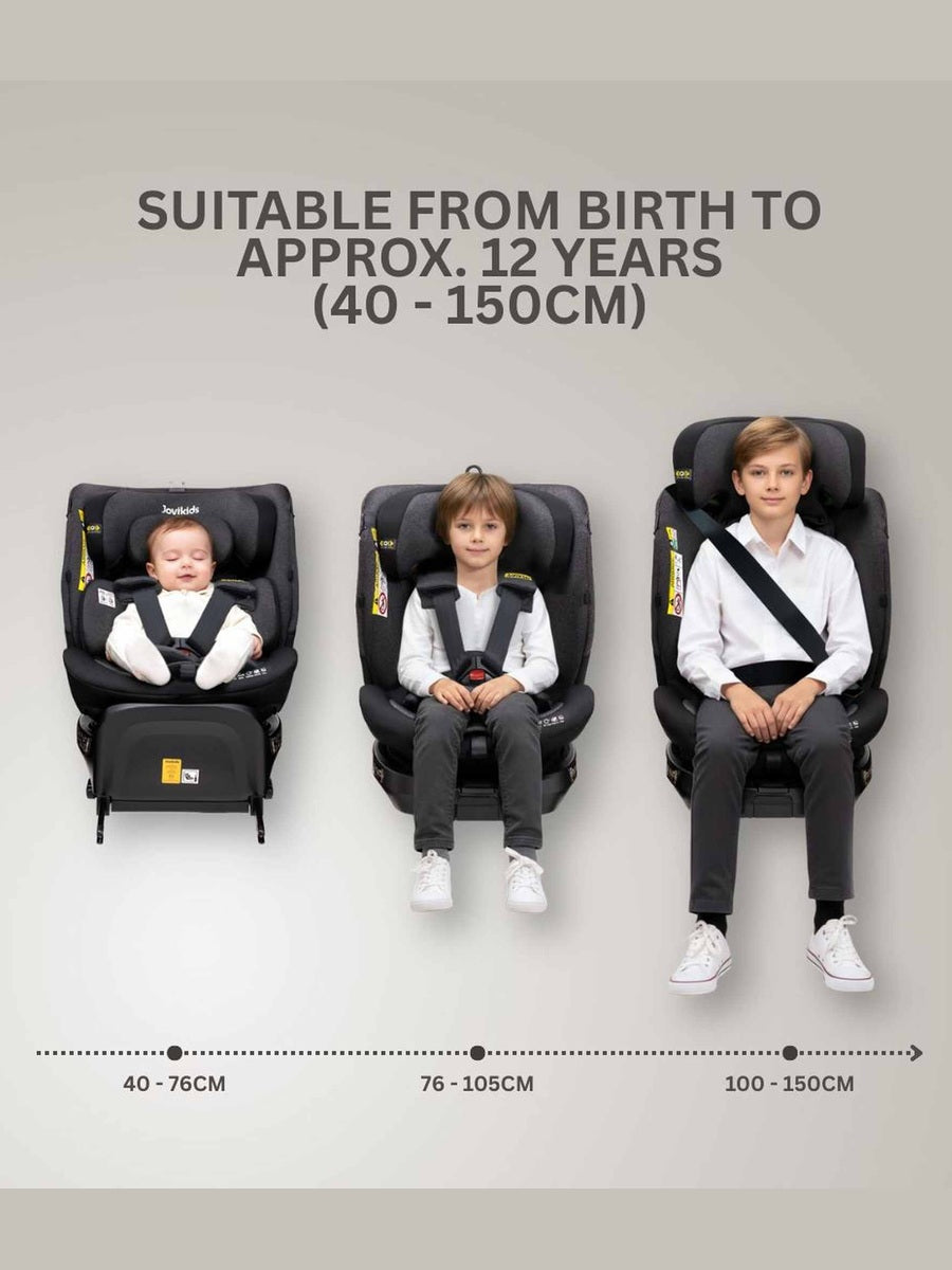 JoviKids Ranger TT Spin 360 Car Seat with ISOFIX - R129 i-Size Birth to 12 Years in Twilight Jovikids Mama's Joy