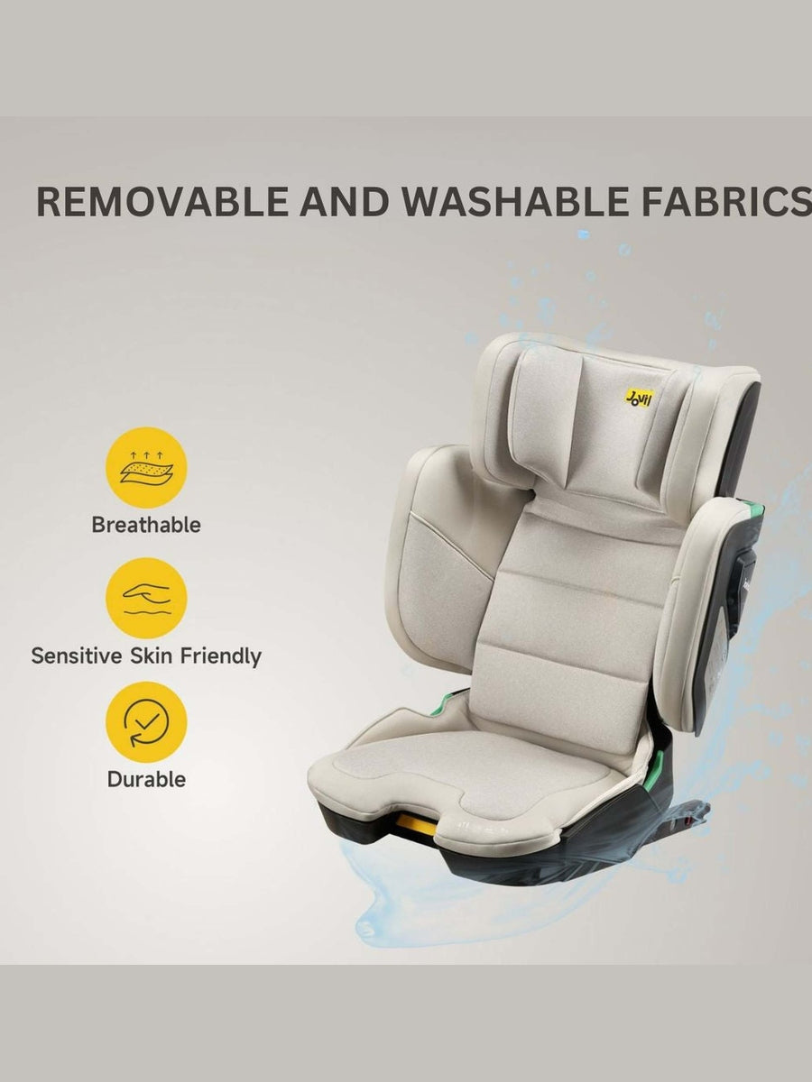 JoviKids Rober+ Folding i-Size Booster Car Seat 3–12 Years Milkstone Jovikids Mama's Joy