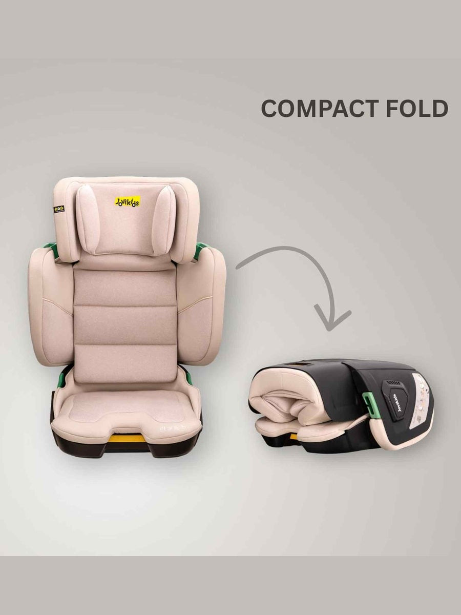 JoviKids Rober+ Folding i-Size Booster Car Seat 3–12 Years Rosewood Jovikids Mama's Joy