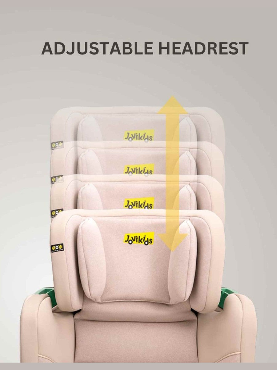 JoviKids Rober+ Folding i-Size Booster Car Seat 3–12 Years Rosewood Jovikids Mama's Joy