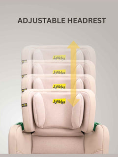 JoviKids Rober+ Folding i-Size Booster Car Seat 3–12 Years Rosewood Jovikids Mama's Joy