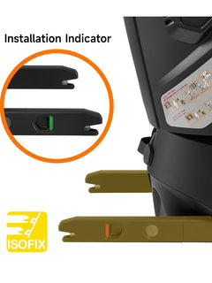 JoviKids Rober i-Size Portable Highback Booster Seat- Black Jovikids Mama's Joy