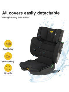 JoviKids Rober i-Size Portable Highback Booster Seat- Black Jovikids Mama's Joy
