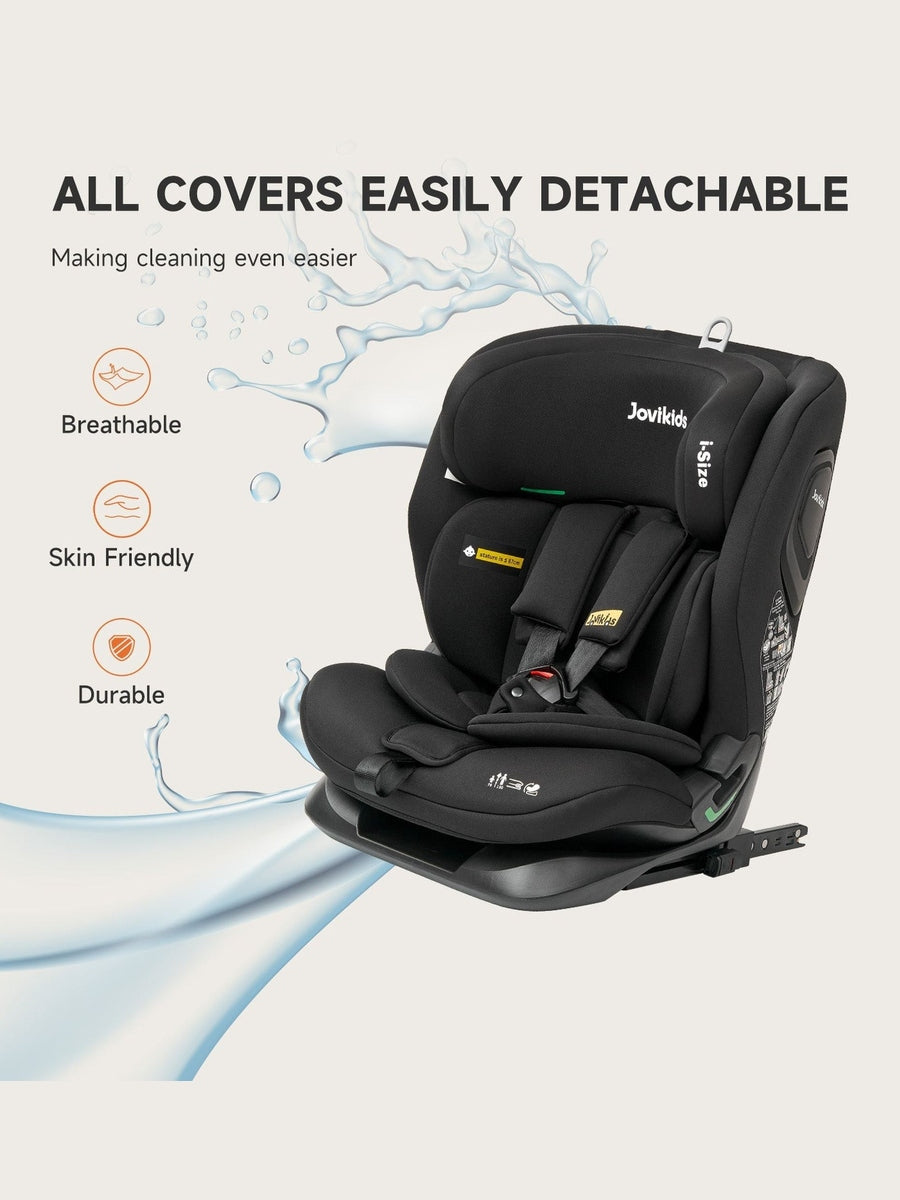 Jovikids CICI TT i-Size Child Seat 76–150cm - Black Jovikids Mama's Joy