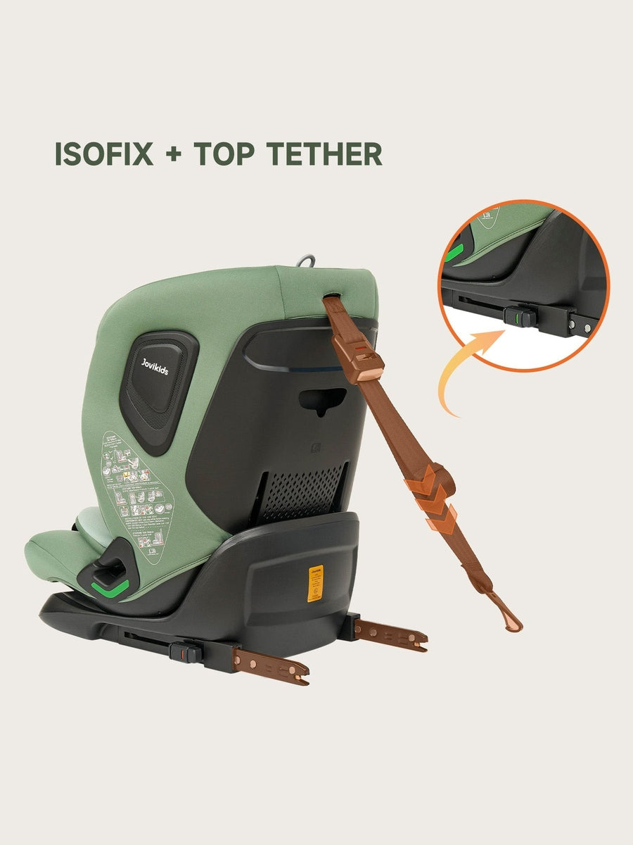 Jovikids CICI TT i-Size Child Seat 76–150cm - Green Jovikids Mama's Joy