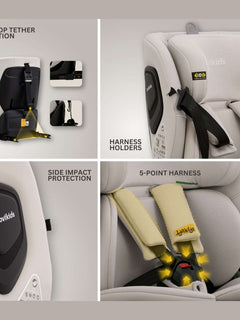 Jovikids CICI TT i-Size Child Seat 76–150cm - Milkstone Jovikids Mama's Joy