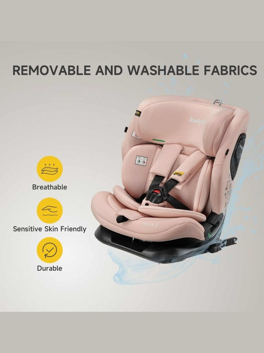Jovikids CICI TT i-Size Child Seat 76–150cm - Rosewood Jovikids Mama's Joy