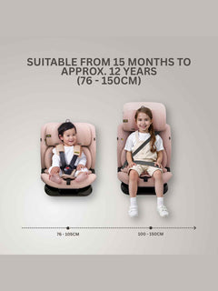 Jovikids CICI TT i-Size Child Seat 76–150cm - Rosewood Jovikids Mama's Joy