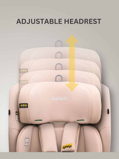 Jovikids CICI TT i-Size Child Seat 76–150cm - Rosewood Jovikids Mama's Joy