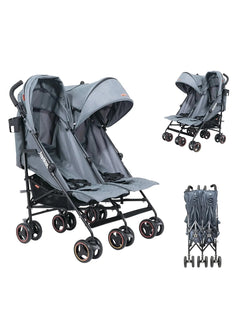Jovikids Ezra Twin Umbrella Folding Stroller - Quiet Shade Jovikids Mama's Joy