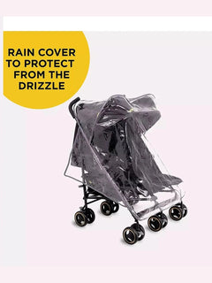 Jovikids Ezra Twin Umbrella Folding Stroller - Shadow Black Jovikids Mama's Joy