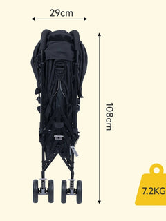 Jovikids Ezra Umbrella Folding Stroller - Shadow Black Jovikids Mama's Joy