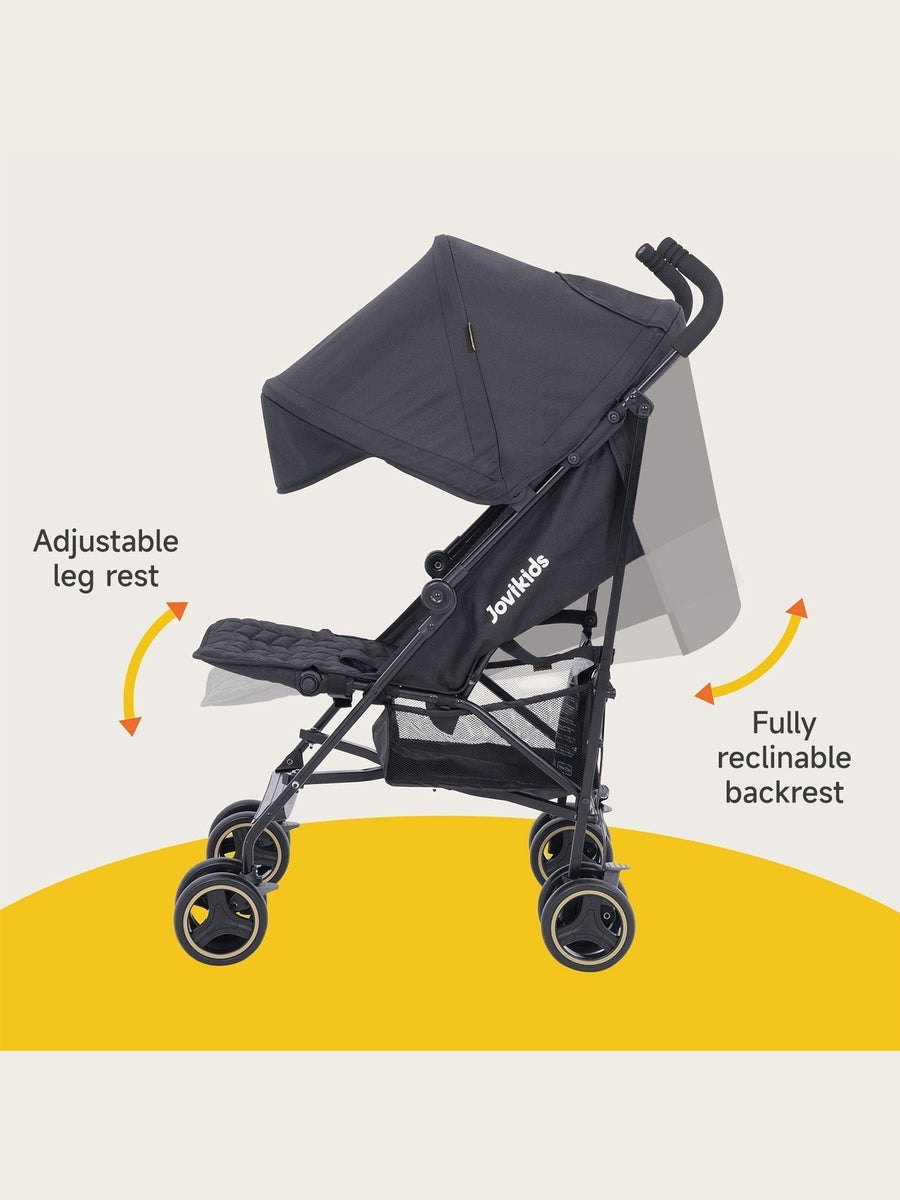 Jovikids Ezra Umbrella Folding Stroller - Shadow Black Jovikids Mama's Joy