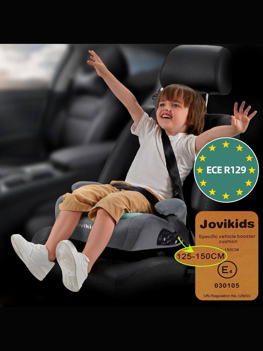 Jovikids OHHO i-Size Car Seat Booster, ISOFIX for Group 2/3 from 3 to 12 Years Jovikids Mama's Joy