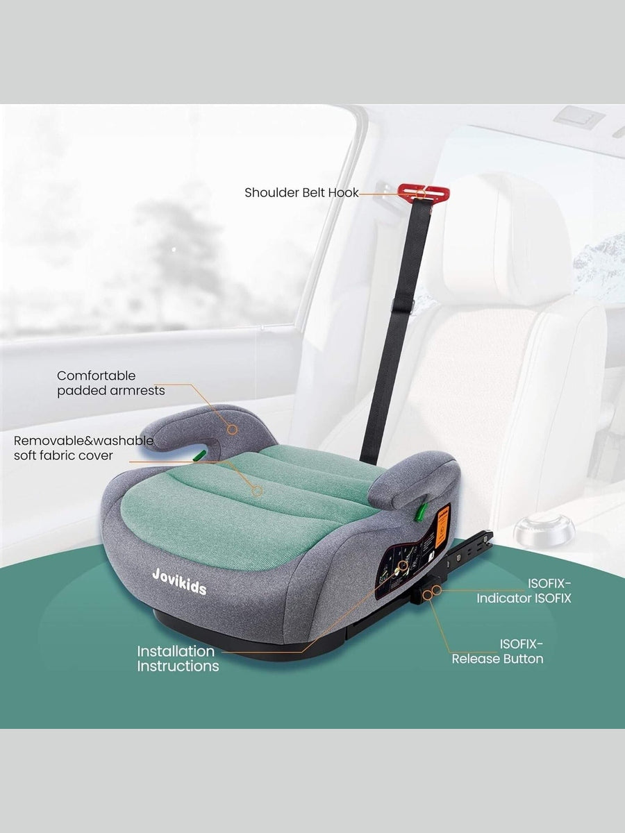 Jovikids OHHO i-Size Car Seat Booster, ISOFIX for Group 2/3 from 3 to 12 Years Jovikids Mama's Joy