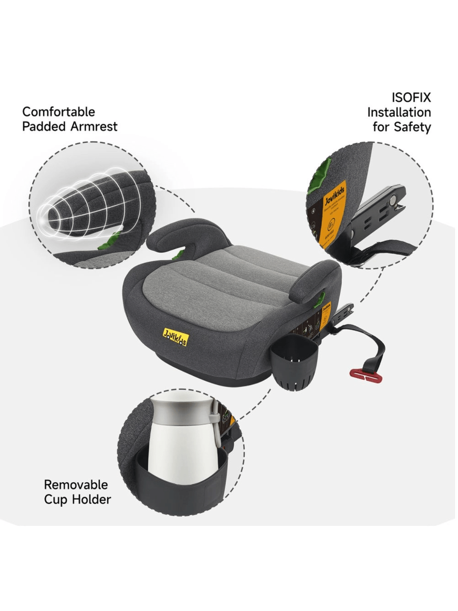 Jovikids OHHO + i-Size Car Seat Booster, ISOFIX for Group 2/3 from 3 to 12 Years Jovikids Mama's Joy