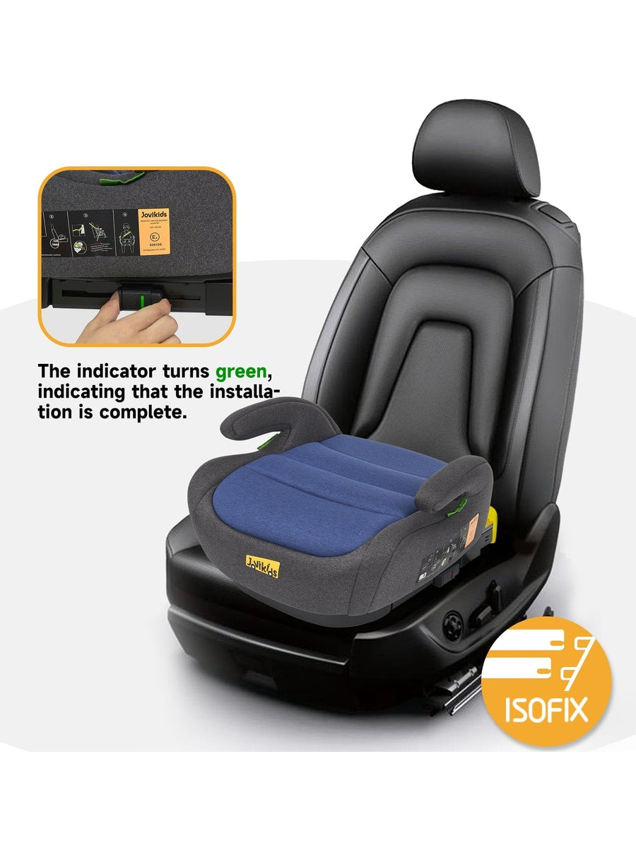 Jovikids OHHO + i-Size Car Seat Booster, ISOFIX from 3 to 12 Years- Blue Jovikids Mama's Joy