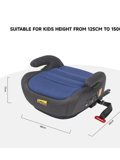 Jovikids OHHO + i-Size Car Seat Booster, ISOFIX from 3 to 12 Years- Blue