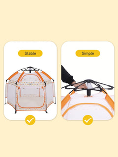 Jovikids Portable Play Tent – Pop-Up Kids Teepee Indoor & Outdoor - Beige Jovikids Mama's Joy