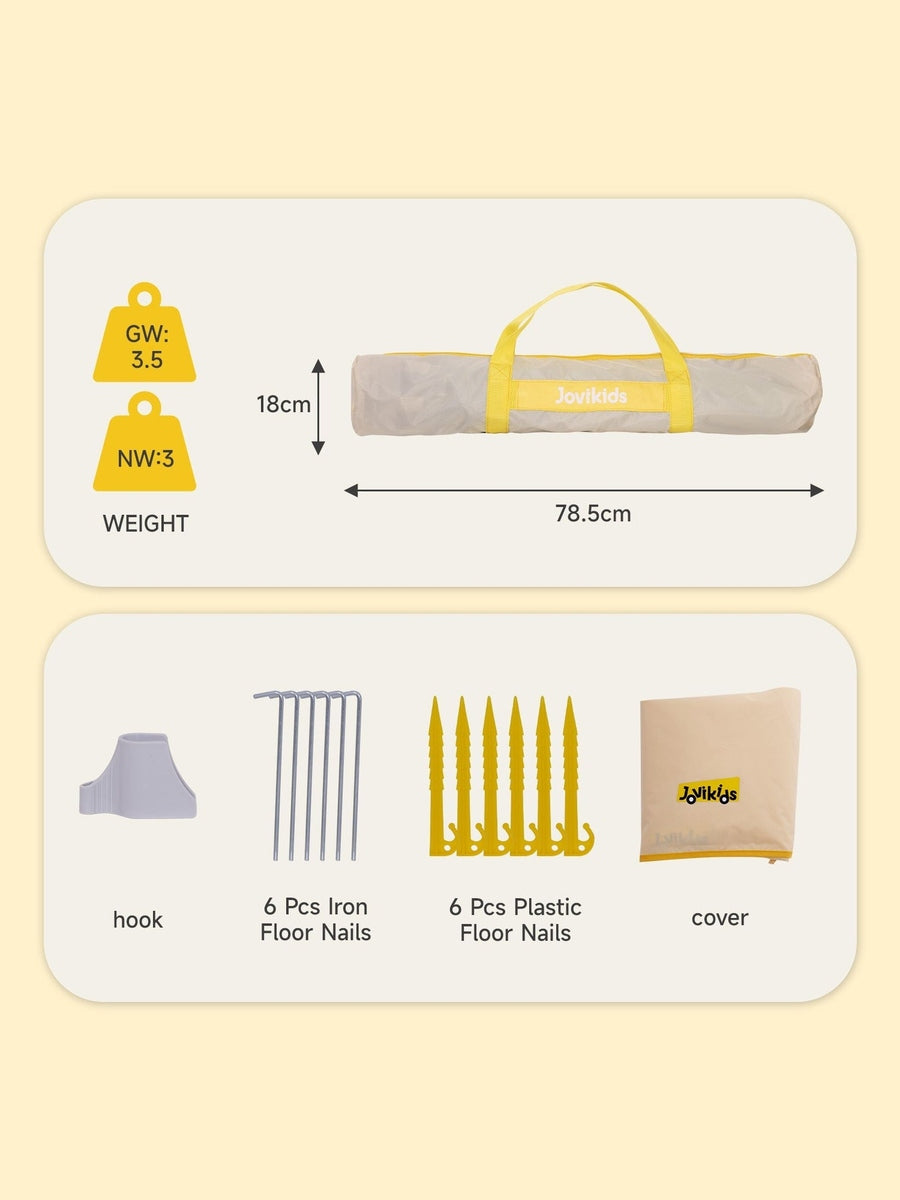 Jovikids Portable Play Tent – Pop-Up Kids Teepee Indoor & Outdoor - Green Jovikids Mama's Joy