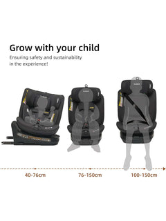 Jovikids Ranger TT 360° Swivel i-Size Car Seat 40-150cm Black Jovikids Mama's Joy