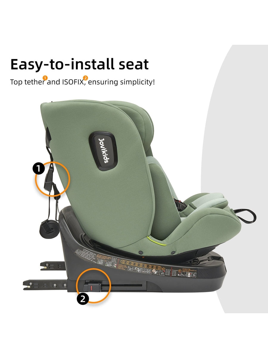Jovikids Ranger TT Spin 360 Car Seat - Green Jovikids Mama's Joy