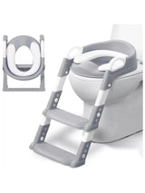 KIDOOLA Adjustable Potty Ladder Seat for Toilet Training with Steps - Handle Grey Kidoola Mama's Joy