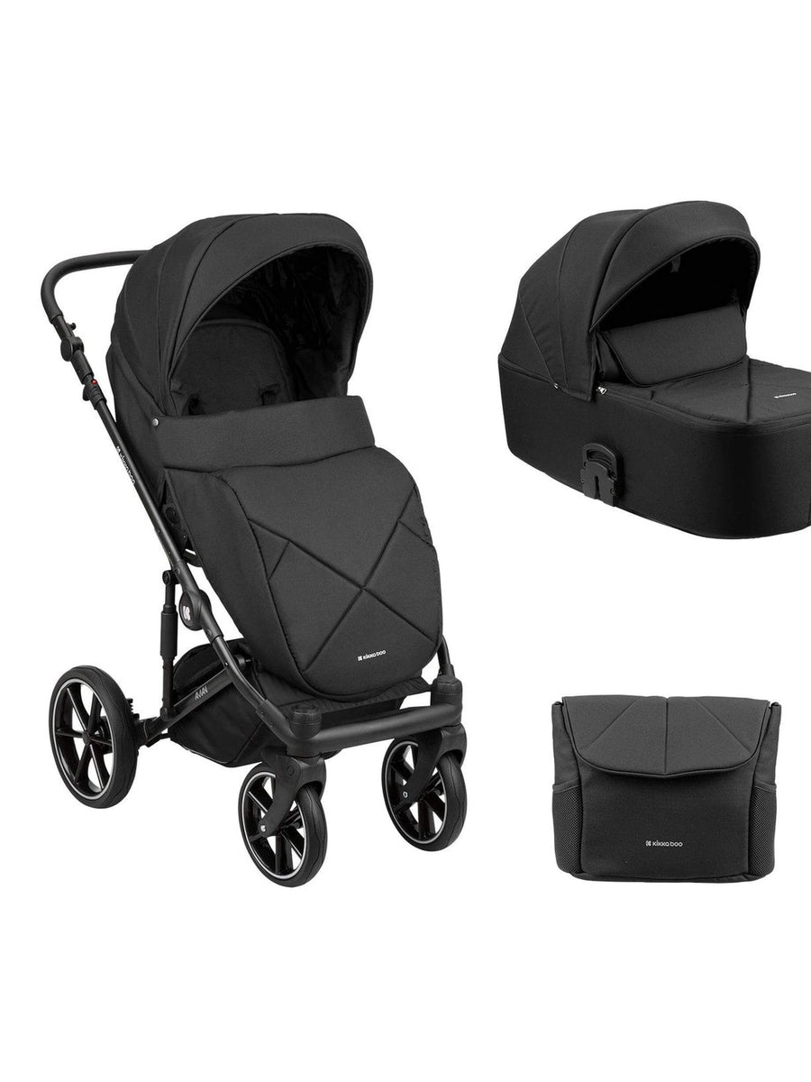 KikkaBoo Amani Stroller 2in1 with Carrycot Black KikkaBoo Mama's Joy