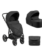 KikkaBoo Amani Stroller 2in1 with Carrycot Black KikkaBoo Mama's Joy