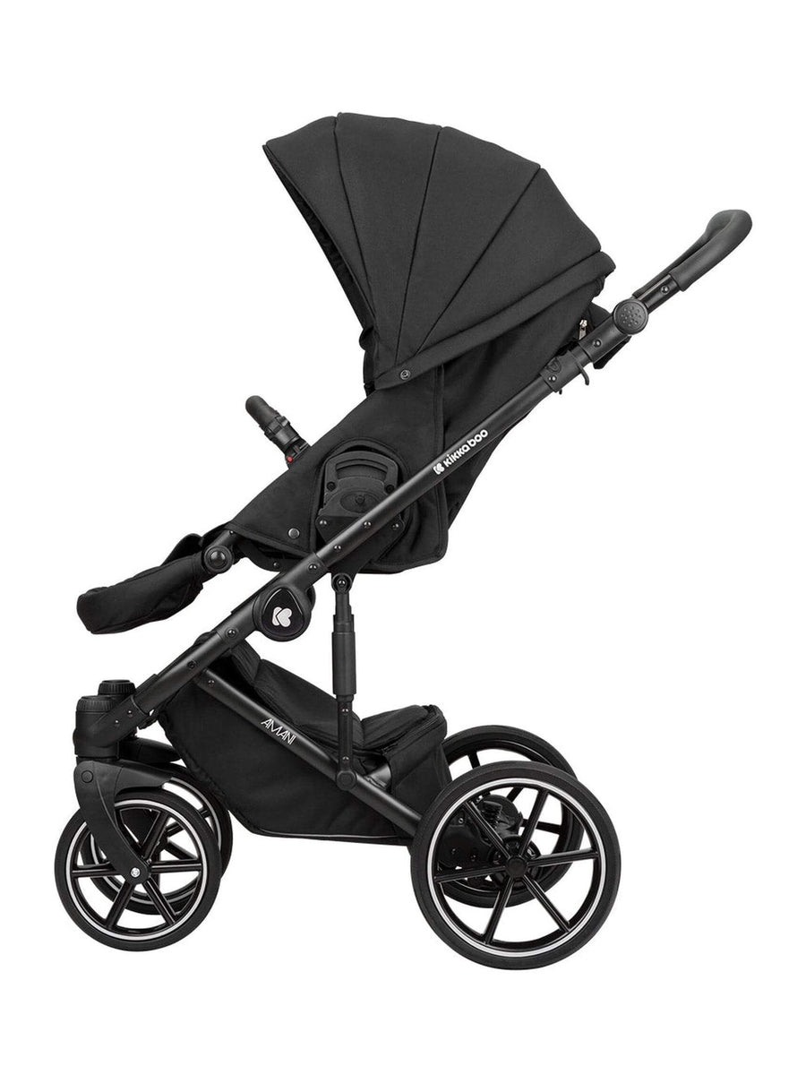 KikkaBoo Amani Stroller 2in1 with Carrycot Black KikkaBoo Mama's Joy