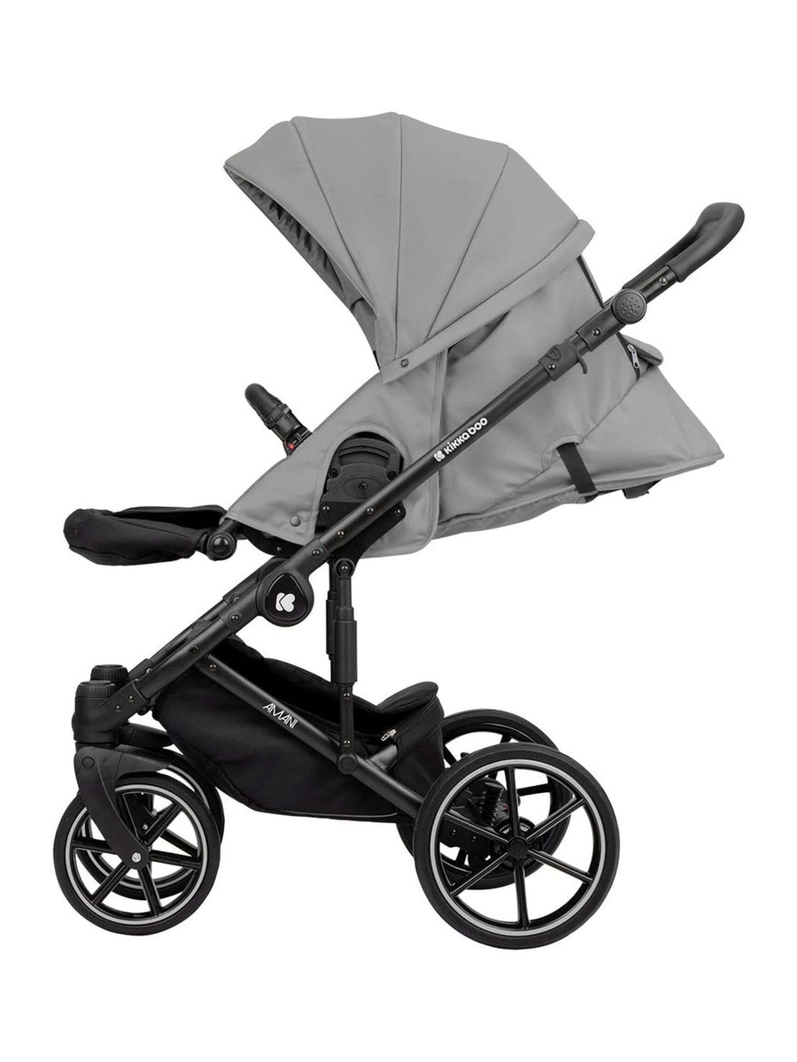 KikkaBoo Amani Stroller 2in1 with Carrycot Grey KikkaBoo Mama's Joy