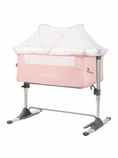 KikkaBoo Bonne Nuit for Baby Cradle Crib Cot Bed Next to Me - Pink Melange KikkaBoo Mama's Joy