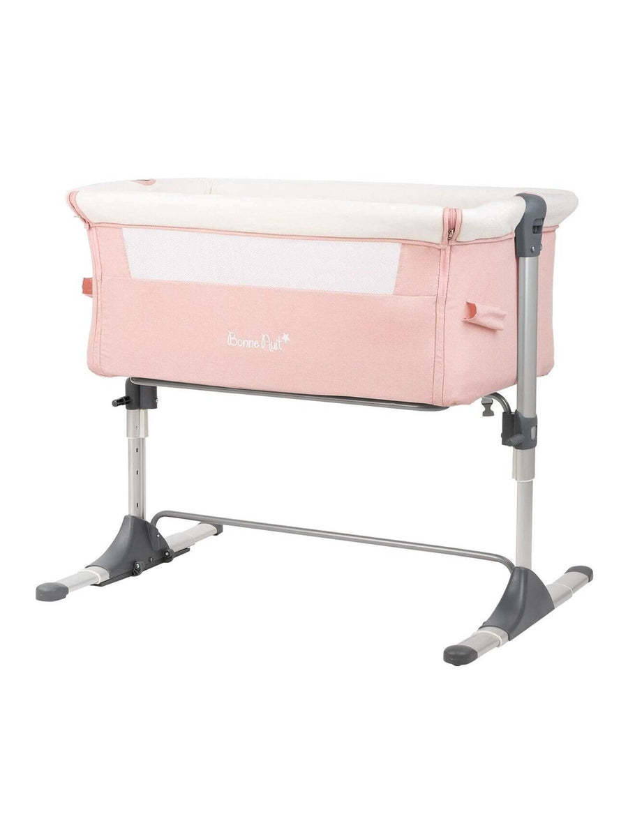 KikkaBoo Bonne Nuit for Baby Cradle Crib Cot Bed Next to Me - Pink Melange KikkaBoo Mama's Joy