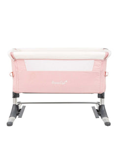 KikkaBoo Bonne Nuit for Baby Cradle Crib Cot Bed Next to Me - Pink Melange KikkaBoo Mama's Joy