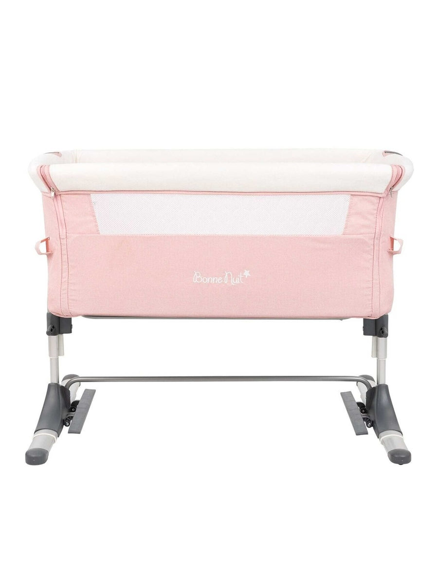 KikkaBoo Bonne Nuit for Baby Cradle Crib Cot Bed Next to Me - Pink Melange KikkaBoo Mama's Joy