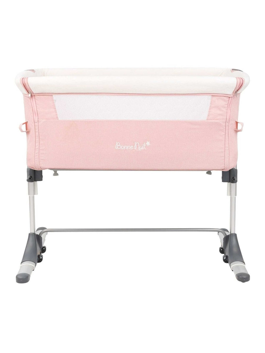 KikkaBoo Bonne Nuit for Baby Cradle Crib Cot Bed Next to Me - Pink Melange KikkaBoo Mama's Joy