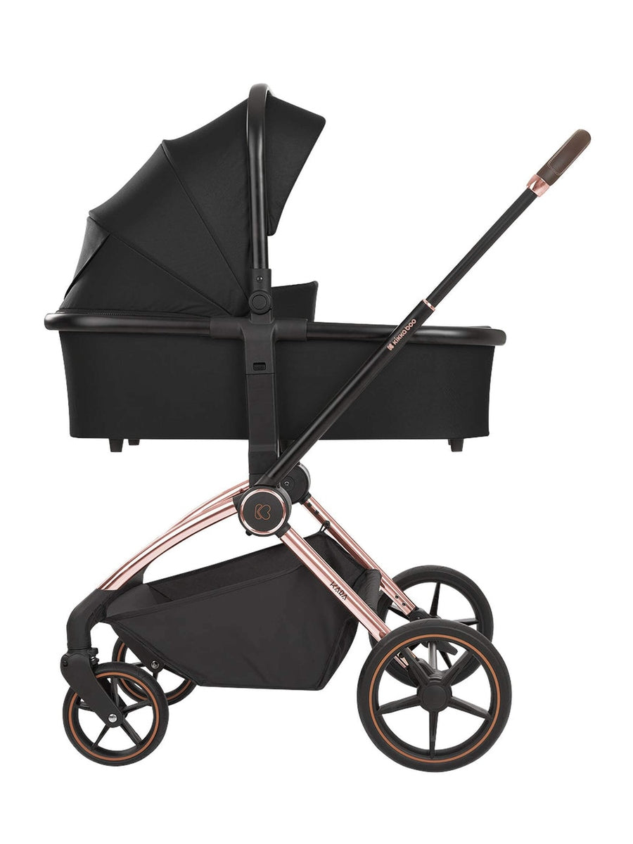 KikkaBoo Kara Baby Stroller 2in1 with carrycot Black KikkaBoo Mama's Joy
