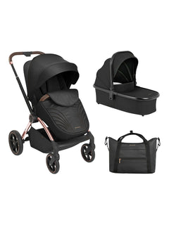 KikkaBoo Kara Baby Stroller 2in1 with carrycot Black KikkaBoo Mama's Joy
