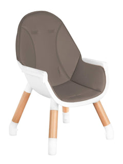 KikkaBoo Multi 3 in 1 Wooden Baby Highchair Table Set 4-Position Tray Dark Beige KikkaBoo Mama's Joy