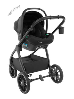 KikkaBoo Naya Stroller 2 in 1 with Carrycot Black KikkaBoo Mama's Joy